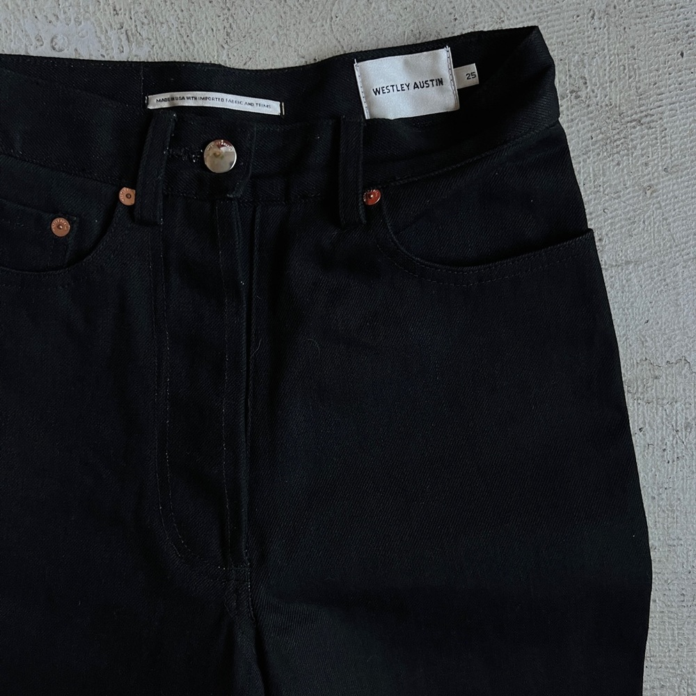 Westley Austin Jesus Saves Black Jeans Size 25